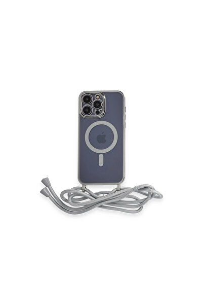 eco port جراب آيفون 12 برو ديفو ليزر معلق غطاء ماجسيف - فضي