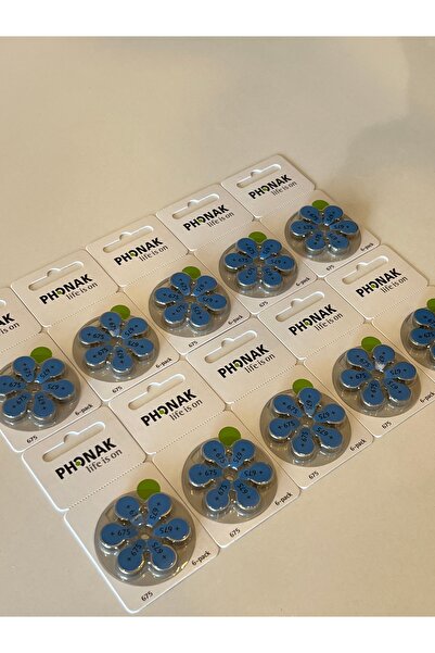 PHONAK 675 Numara İşitme Cihazının Pili 6X10’lu Paket 60 Adet