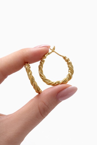 CHARMLUCKY ÖZEL SERİ SARMAL HALKA KÜPE