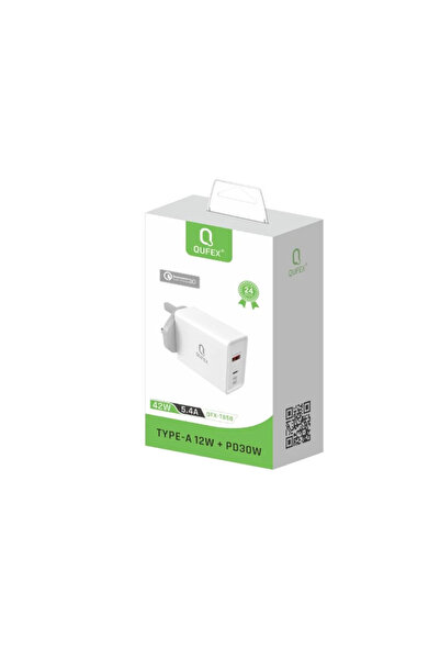 QUFEX 42W Dual Port PD Wall Charger - QFX-TB58