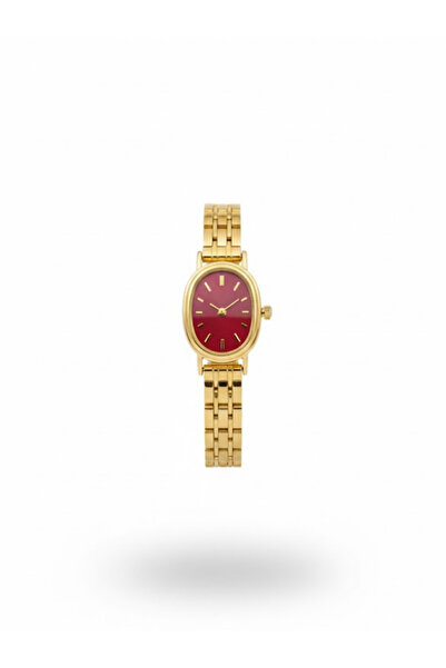 Leerybee Women's Wristwatch Oval Case Thin Metal Band Classic Vintage Model