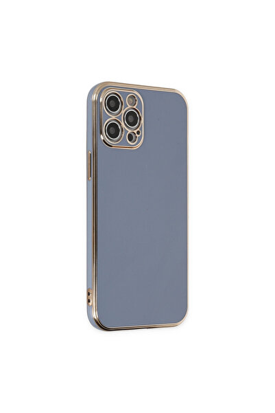 eco port Iphone 12 pro case volet silicone - blue
