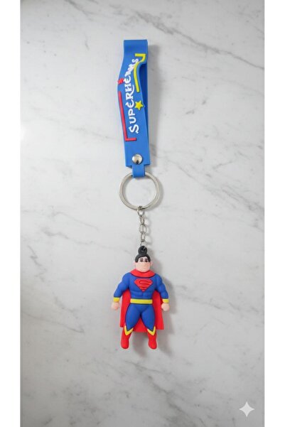 MAViHOME Breloc de lux din silicon cu figurina Superman – Breloc cu figurina ...