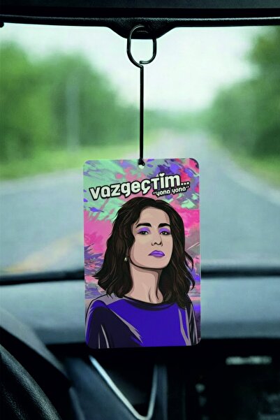PROMOSYONİK Vazgeçtim (Yıldız Tilbe) Tasarımlı Oto Kokusu