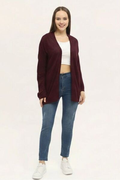 Neden Tekstil Women's Short Slim Knit Cardigan – Relaxed Fit, Stylish and Lig...