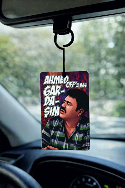 PROMOSYONİK Ahmed Off'a Bas Gardaşım Tasarımlı Oto Kokusu