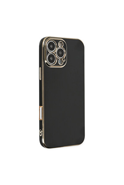 eco port iPhone 16 Pro Max Case Volet Silicone - Black