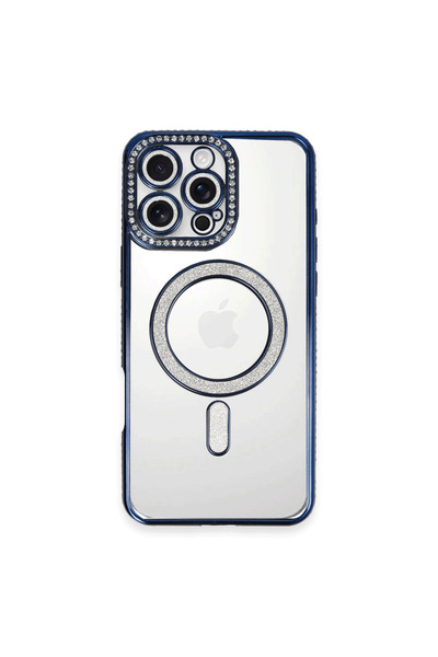 eco port حافظة آيفون 16 برو ماكس جوكي سيملي ماجنيتيكس سيف - أزرق داكن