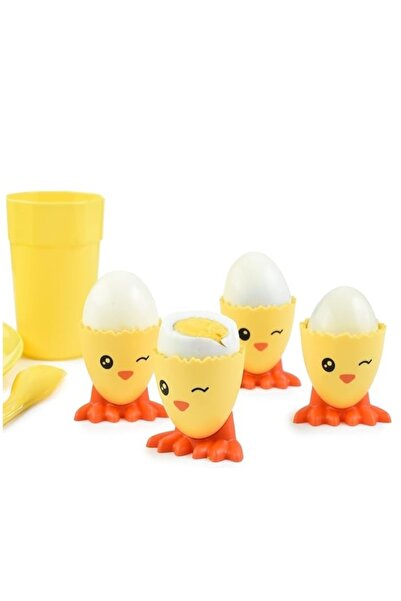 Veyla Style Yumurtalık Seti 4'lü Sevimli Civciv Tasarımlı