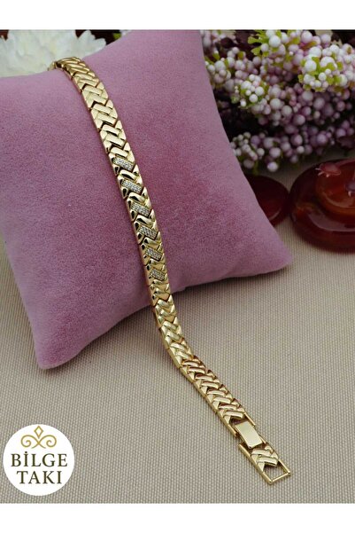 Bilge Takı سوار فولاذي من Xuping بتفاصيل سلسلة مجدولة من حجر الزركون الفاخر، ...