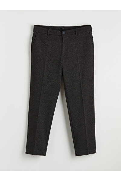 LC Waikiki Men's Black Standard Fit Trousers