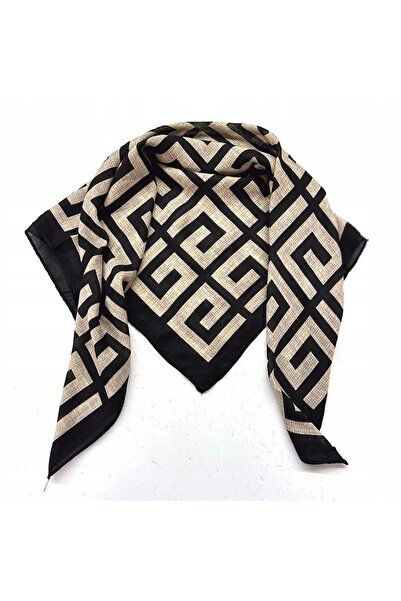 Carla Moreno Eșarfă dama cu imprimeu, tip mătase, șal elegant pentru cadou, 7...