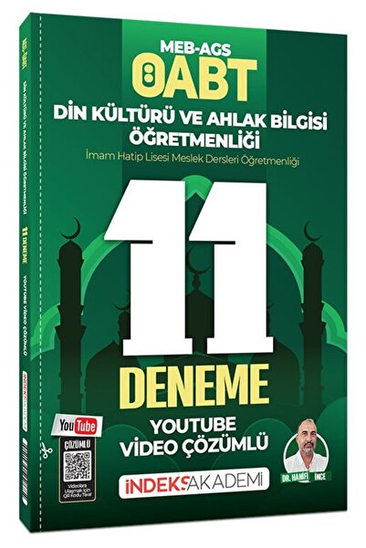 İndeks Akademi 2026 ÖABT MEB-AGS Din Kültürü ve Ahlak Bilgisi 11 Deneme YOUTU...