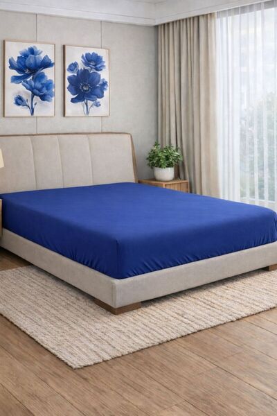 Sheri Home Yeni Pamuklu Lastikli Çarşaf 180X 200 (Bambu Katkılı)