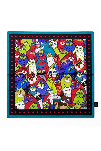 kuru Vual Silk Scarf Handkerchief