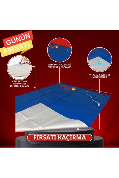 HotPlace Elektrikli Halı Altı Isıtıcı Su Geçirmez Yerden Isıtma Alman Kalite ...