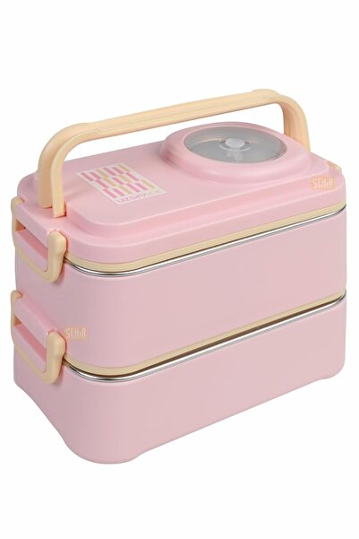 Hepta Collection Uzspace 1200ml Lunchbox 2 Katlı 4 Bölmeli Mini Kaseli Çelik ...