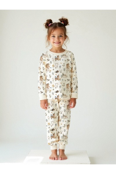 Çocuk pijama takımı %100 Pamuk