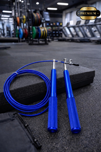 MUBX حبل القفز الفولاذي من كروسفيت، حبل القفز السريع الاحترافي بمقبض معدني