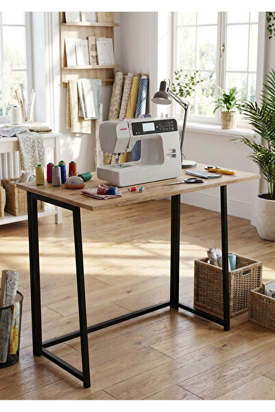 YüceerHome Dikte Katlanır Dikiş Masası Katlanabilir Pratik Dikiş Çizim Masası