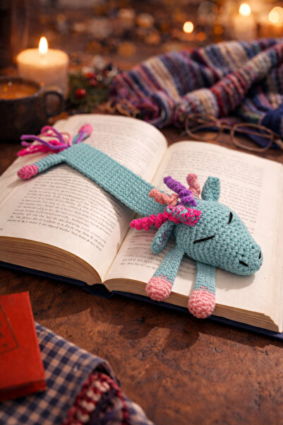 PULİNİN DÜKKANI Kırmızılı Fare Figürlü %100 El Yapımı Hediyelik Amigurumi Kit...
