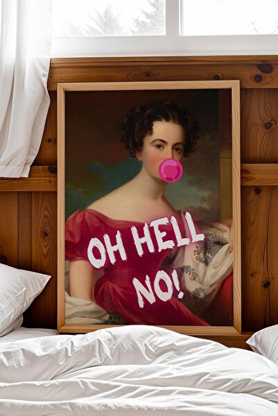 Saturn О, по дяволите, не! Картина в рамка Хумористичен класически арт плакат...