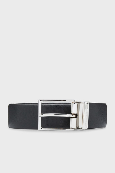 Emporio Armani Leather Belt Men's Belt Em005540 Af24909 Mc173