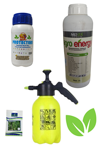 Protector1 Meyve Sebze Süs Bitkilerinde Etkili Set 250ML Böcek Kurt Sinek İla...