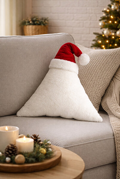 Beta Decorative Plush Triangular Hat-Shaped Pillow