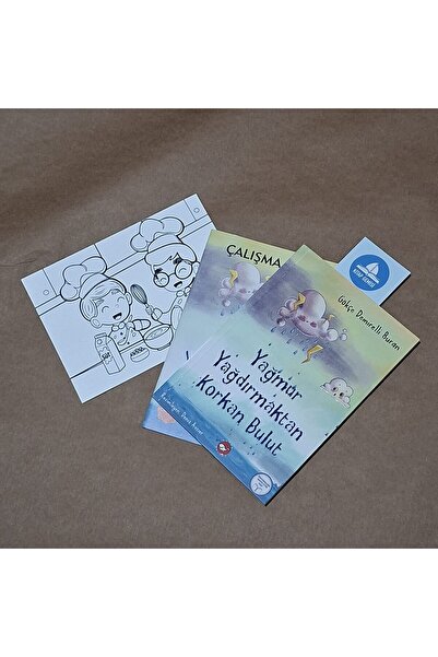Beyaz Balina Yayınları Yağmur Yağdırmaktan Korkan Bulut / Kitap Ayracı ve Kar...