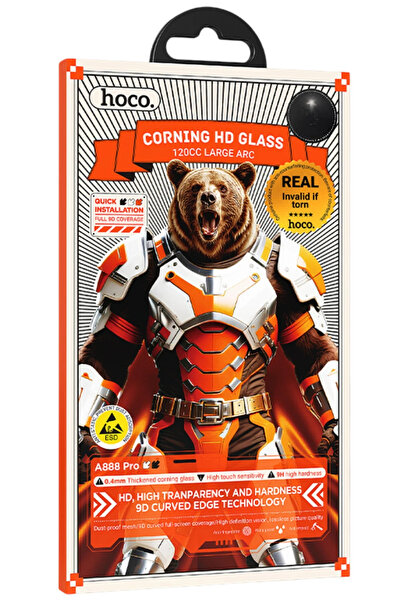 hoco. واقي شاشة آيفون 17 إير بير شيلد كورنينج كام - أسود