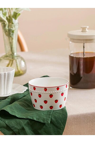 LC Waikiki Strawberry Printed Porcelain Bowl (S6)