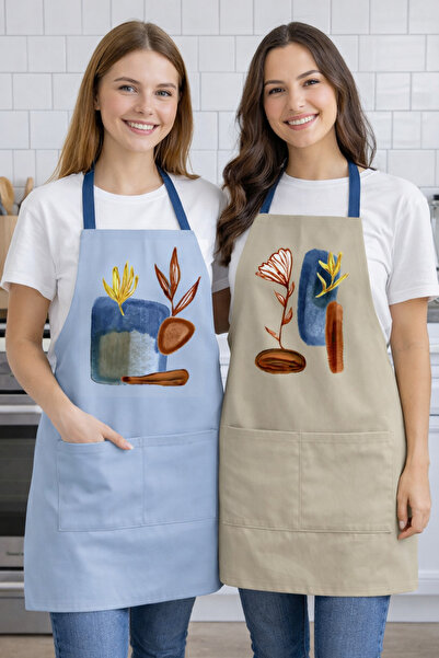 AYSHOME Ays Home 2-Piece Workshop Kitchen Apron with Pockets