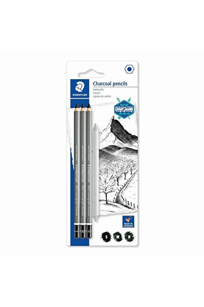 Staedtler 100C SBK4 Mars Lumograph Carbune Füzen Eskiz Kalem 4'Lü Set