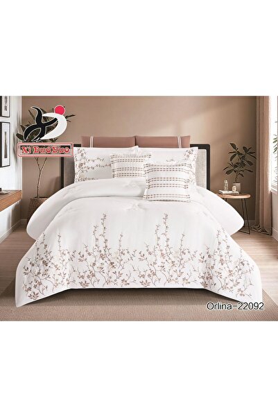 xi Duo Duo Summer embroidered double bedsheet set, 8 pieces. Cover size: 240*...