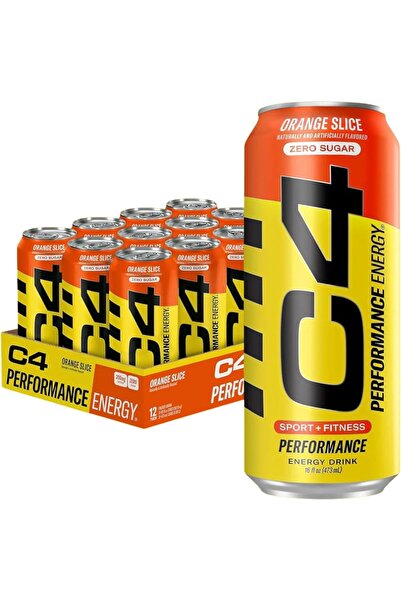 Cellucor C4 Sport Energy Drink, Zero Sugar Pre-Workout with Beta-Alanine, Ora...