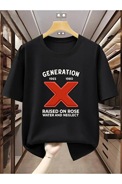 ibibik moda Unisex Oversize VAN GOGH Βαμβακερό T-Shirt με στάμπα και κοντό μα...