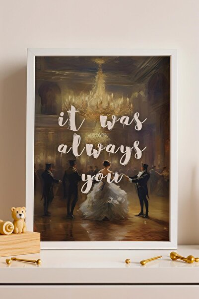 Saturn Tablou înrămat cu dansuri romantice de sală It Was Always You, cadou d...