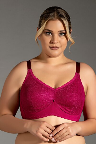 NEWBRA LINGERIE Tulle Detailed Minimizer Bra, 352306