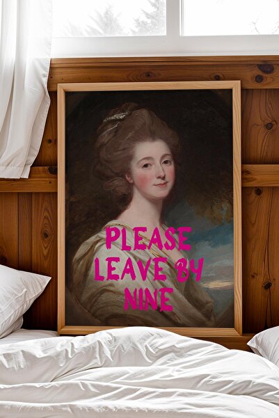 Saturn Portret Džejn Hoskins Uramljena slika Molim vas, idite u devet sati Du...