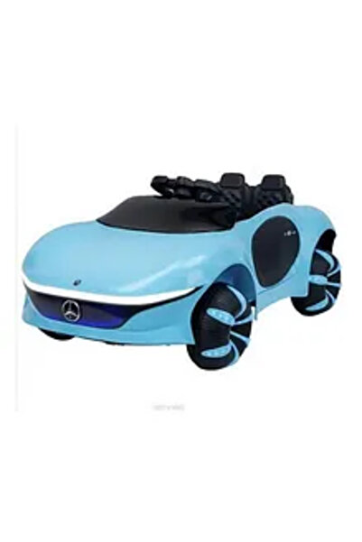 Fun Moment Electric Ride-On Car with Two Seats - Blue