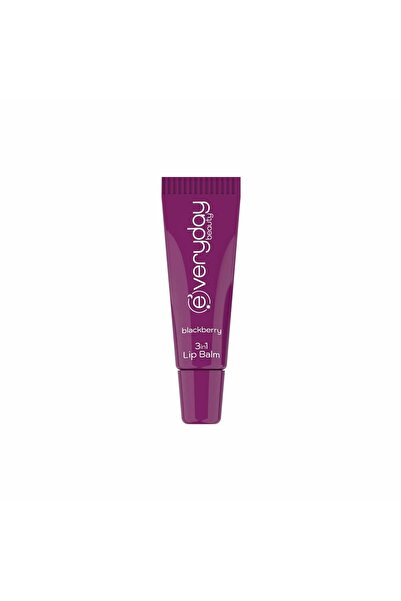 Delixa Everyday Beauty Böğürtlen Aromalı 3'ü 1 Arada Dudak Bakım Kremi Balm 1...