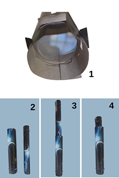 O&S Oyun ve Sanat Eğlen-Üret Teleskop - Dürbün Seti (karton, Mercek)