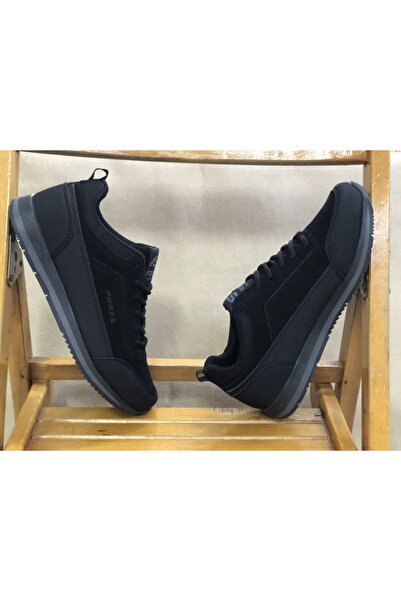 Forza Μαύρα - Ανδρικά χειμερινά αντιολισθητικά ορθοπεδικά καθημερινά κλασικά αθλητικά παπούτσια