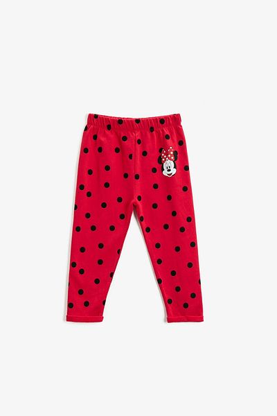 Koton Baby Girl Minnie Mouse Licensed Red Sweatpants 2kmg49067ak