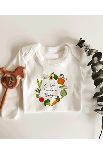 Limon Ek Gıda Serüveni Uzun Kol Çıtçıtlı Organik Bebek Body