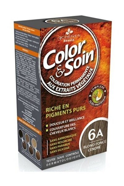 Color Soin Organik Saç Boyası Color&soin 6a Blond Fonce Cendre Kül Sarısı