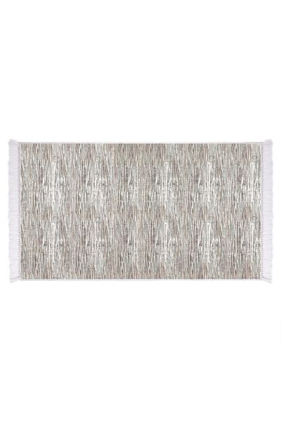 saray agnes Saray Digital - Modern Coffee Kari with Fringed Carpet