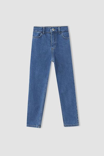 DeFacto Pantaloni de blugi reversibili pentru fete Mom Fit Wear