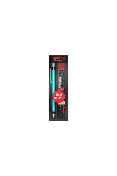 Rotring Visuclick Min Eraser 3-Piece School Set - 0.7 Mm Blue